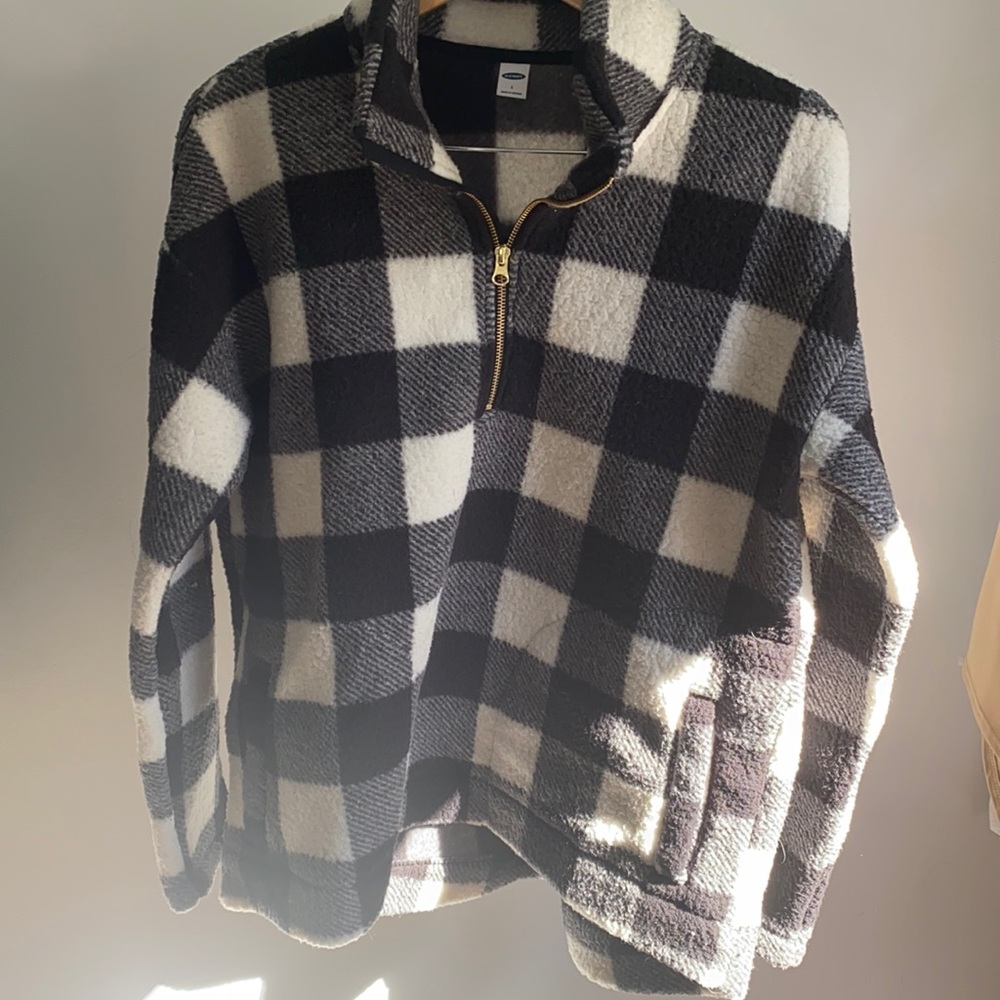 Old Navy Buffalo Plaid Sherpa